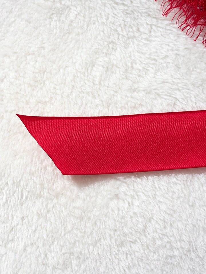 Nuisette rouge dentelle Saint-Valentin